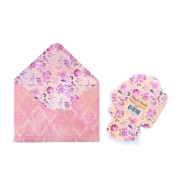 Punch Studio Bouquet Fancy Gold Foil Embossed Blank Note Cards (64555), 10 ct - Picture 5 of 8